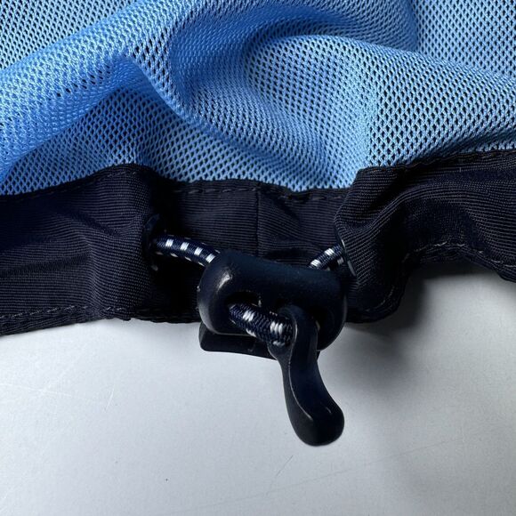 Lands End Womens 3X Navy Blue Full Zip Jacket Packable Hood Nylon Mesh Lining - Picture 11 of 16